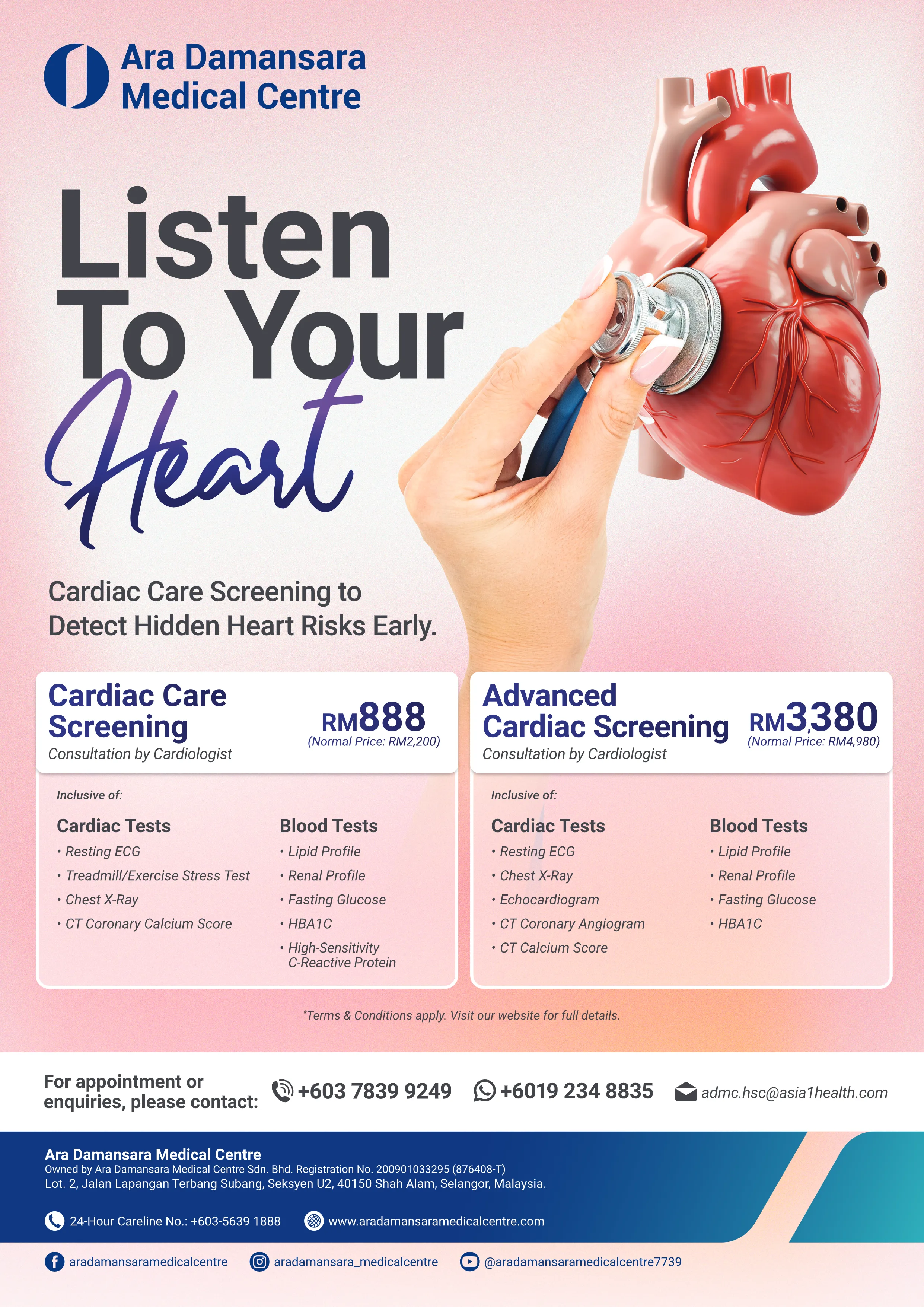 Cardiac Care Screening Package